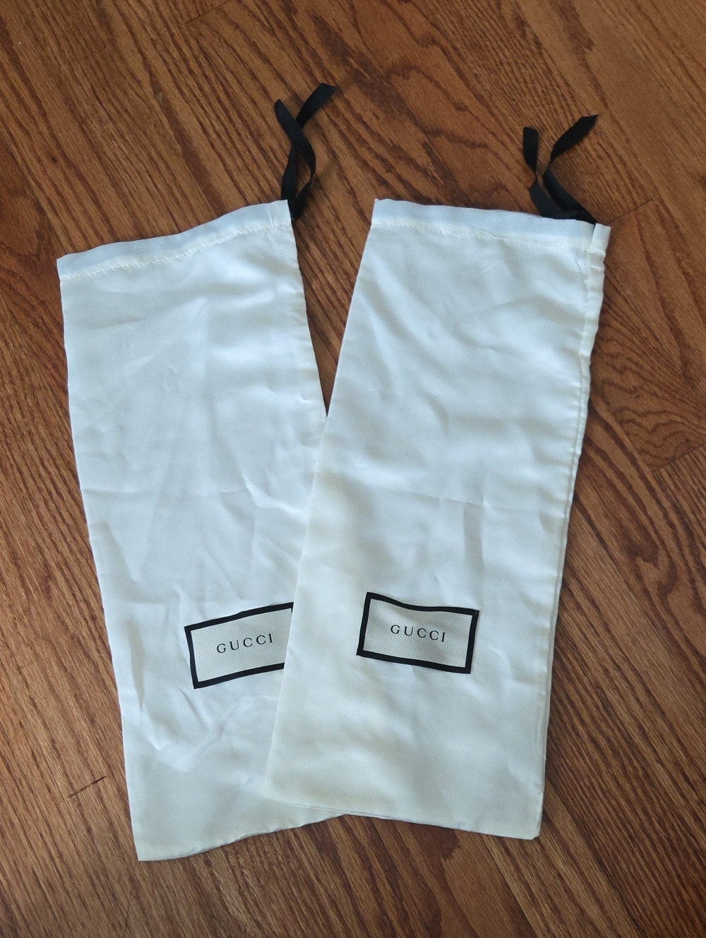 Pair Of Gucci Satin Dust Bags